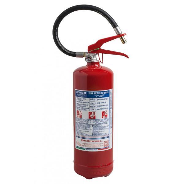 4 kg powder portable fire extinguisher med approved