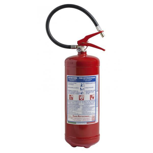 6 kg powder portable fire extinguisher med approved