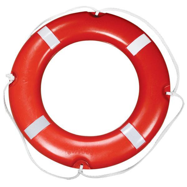 Lalizas lifebuoy ring solas, with reflective tape 72cm - 4 kg