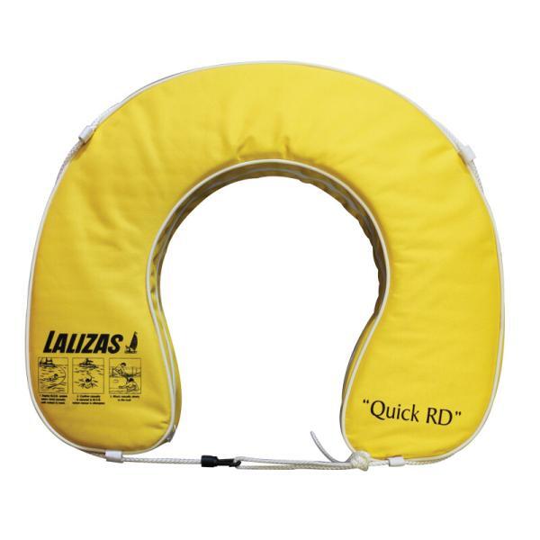 Horseshoe lifebuoy "quick rd" - 145n buoyancy (nt) - yellow
