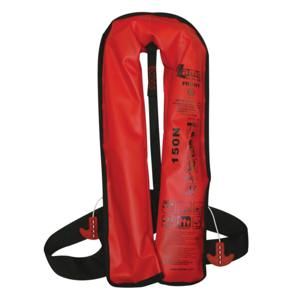 Inflatable lifejacket lamda, auto, 150n, solas/med adult