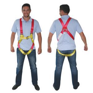 Vestype safety harness, w/d-ring