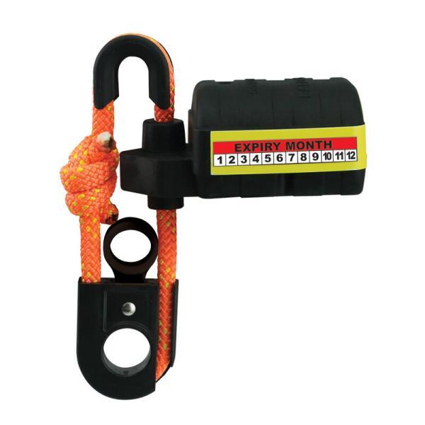 Lalizas hydrostatic release unit for life rafts, solas/med/uscg